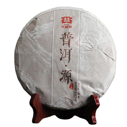 357G High Quality TAETEA Puerh Yuan Ripe Pu'er High Quality Shu Top Pu-erh Tea