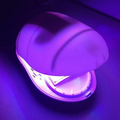 LED Night Light Rainbow Color Projection Lamp 3 Modes Style Decor Egg-Shaped ABS