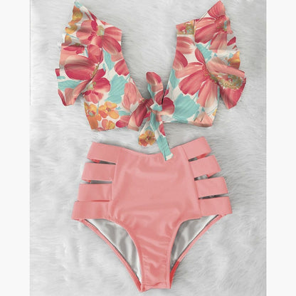 Women Swimsuit Swimwear High Waist Bikini Sexy Push Up Plus Size Bathing Suits