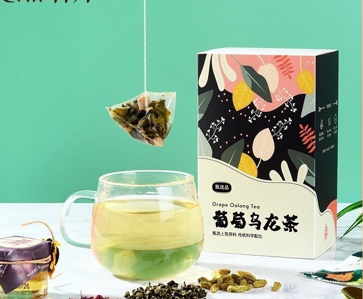 Grape Oolong Tea Flavored Tea Bag Japanese Grape Oolong Tea