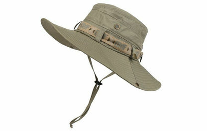 Hat Waterproof Bucket Men Women Outdoor UV Protection Wide Brim Hiking Fishing