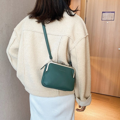 Bag Women Messenger Bag PU Leather Lady Shoulder Crossbody Bag Lock Bags