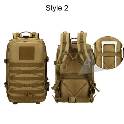 Hiking Backpack Men Camouflage Army Military Bag Mountaineering Climbing
