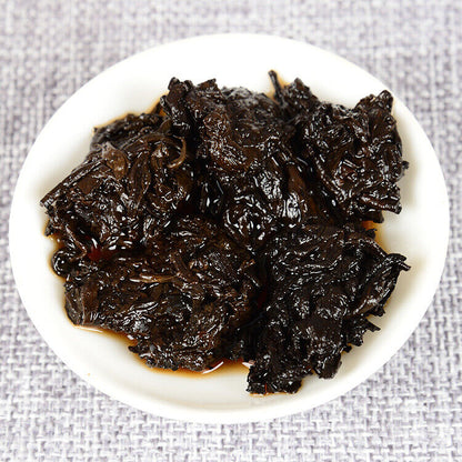 Puerh Tea Ripe Tea 2009 Menghai Ancient Tree Golden Bud Tea Head 500g