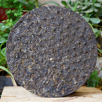 Xiaguan Inheritance Jiujiu Xiaotai No.6 Qizi Tea Tie Bing Puer Raw Tea 357g