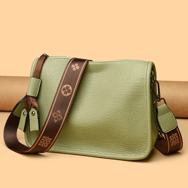 Genuine Leather Women Tote Bag Cowhide Ladies Shoulder Crossbody Bags Female