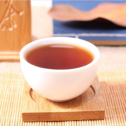 357g Menghai Spring Aged Puerh Cooked Tea Cake Yunnan Organic Ripe Pu-erh Tea