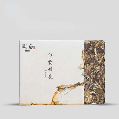 100g/200g Fuding Shoumei White Tea Brick Chinese Organic Old White Tea Healthy