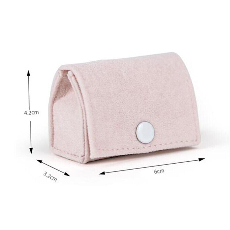 Portable Velvet Button Ring Bracelet Bag Jewelry Bag Wrapping Bag Storage Pouch