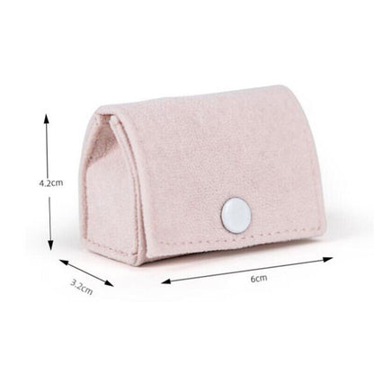 Portable Velvet Button Ring Bracelet Bag Jewelry Bag Wrapping Bag Storage Pouch