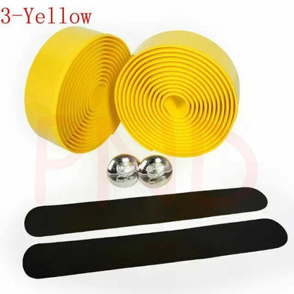 Bike Handlebar Tape Road Bicycle Camouflage Cycling Handle Cork Wrap Bar Plugs