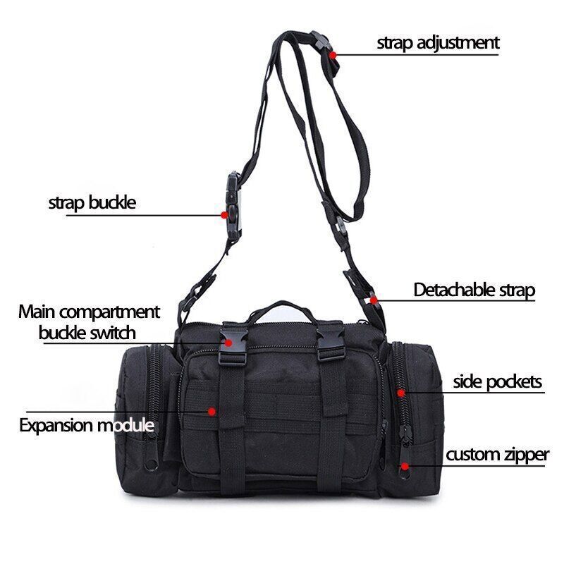 Man Backpack Backpack Men Waist Bag Tactical Belt Bag Sports Bags Camping