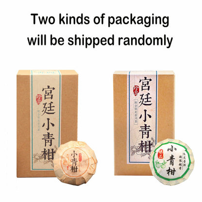 Chinese XinHui "Chen Pi" Tangerine Peel Ripe Puer Tea "Gong Ting 100g/box