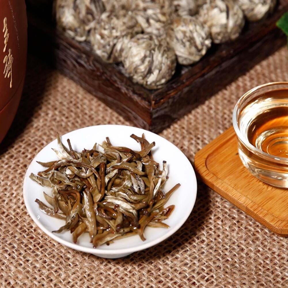 cha Mini Tea Pu-erh Tea Dragon Ball White Silver Needle Health Green Food Yunnan