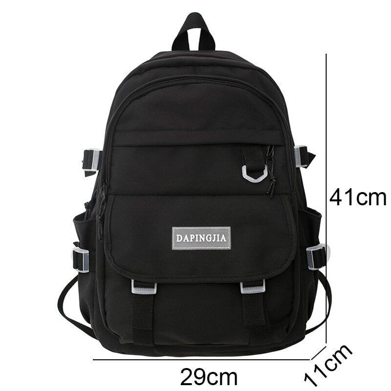 Female White Backpack Lady Backpack Book Girl Student Bag Women School Bags