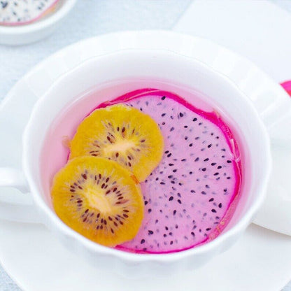 Natural White Pitaya Slices Dried Dragon Fruit Wheels Makes A Healthy Tea