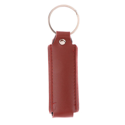 USB Case Protective Bag Portable Pocket Leather Key Ring For Usb Flash Drive