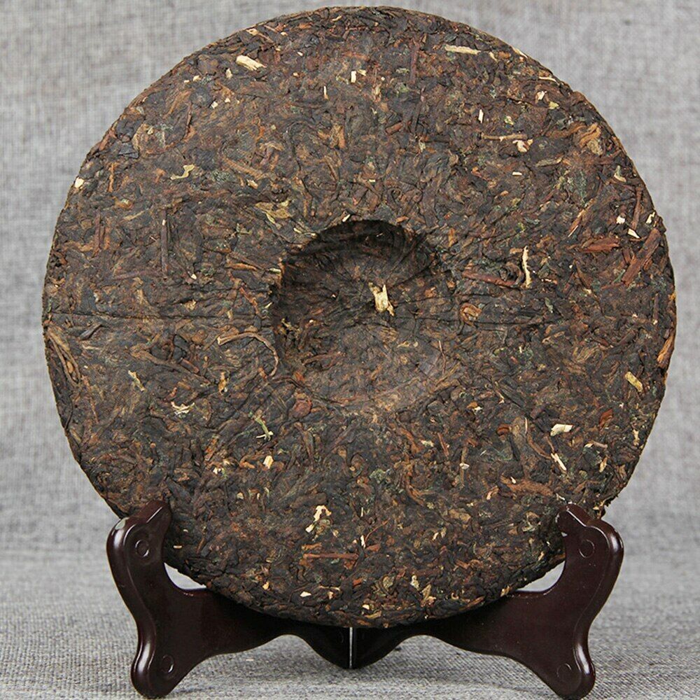 2021 Menghai Glutinous Rice Fragrant Ripe Puer Tea Qi Zi Bing Shu Puerh Tea 357g