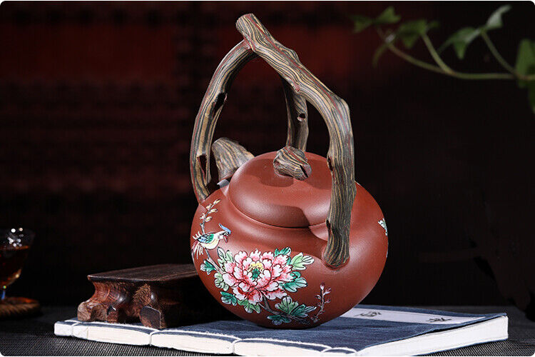 Chinese Yixing Zisha Clay Handmade Exquisite Teapot #986200