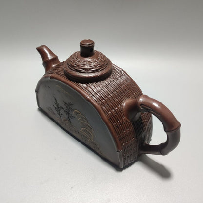 Vintage Chinese Yixing Purple Clay Teapot Zisha Ceremony Fashion Gift Teaware