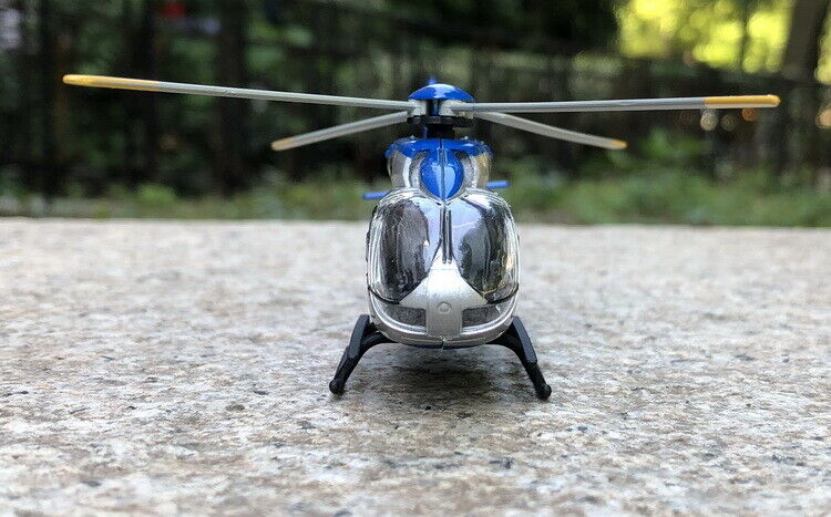New 1:87 Scale Airbus Helicopter H145 Polozei Helicopter Metal + Plastic Model