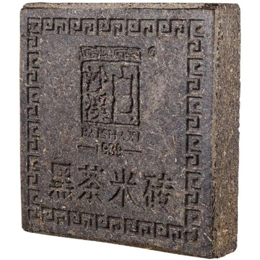 1000g Hunan Specialties Anhua Black Tea rice brick 2017年白沙溪黑茶米砖 1KG正宗黑茶 安化黑茶