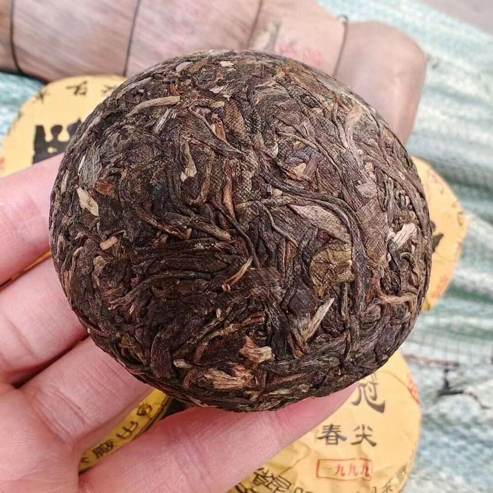 100g Yunnan Old Pu'er Tuo Tea 1999 Aged Raw Puerh Tuocha Premium Pu-erh Raw Tea