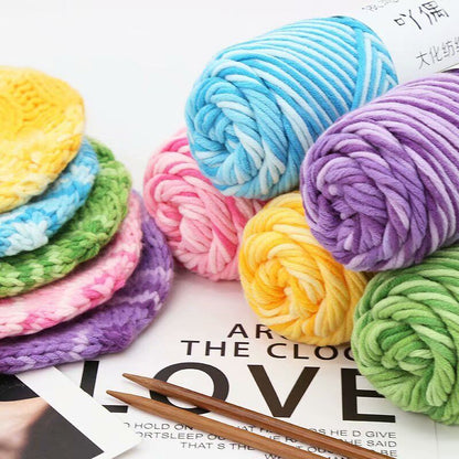 Hot Sale 100g Hand Crochet Knitting Wool Super Soft Milk Cotton Baby Knit Yarn
