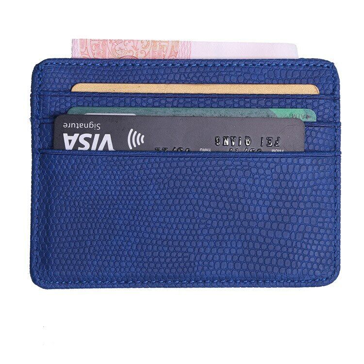 Bank Card Package Passport Cover Bag Coin Case Leather Card Women Men Cardholder