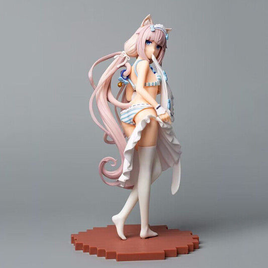 Anime NEKOPARA Vanilla Girl Changing Clothes PVC Figure Statue New No Box 26cm