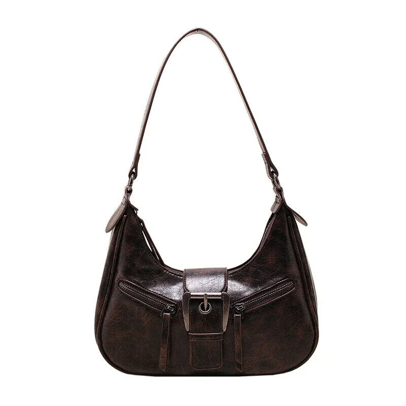 Retro Belt Shoulder Bags Women Female Underarm Crossbody Bag Handbags