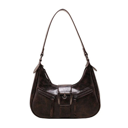 Retro Belt Shoulder Bags Women Female Underarm Crossbody Bag Handbags