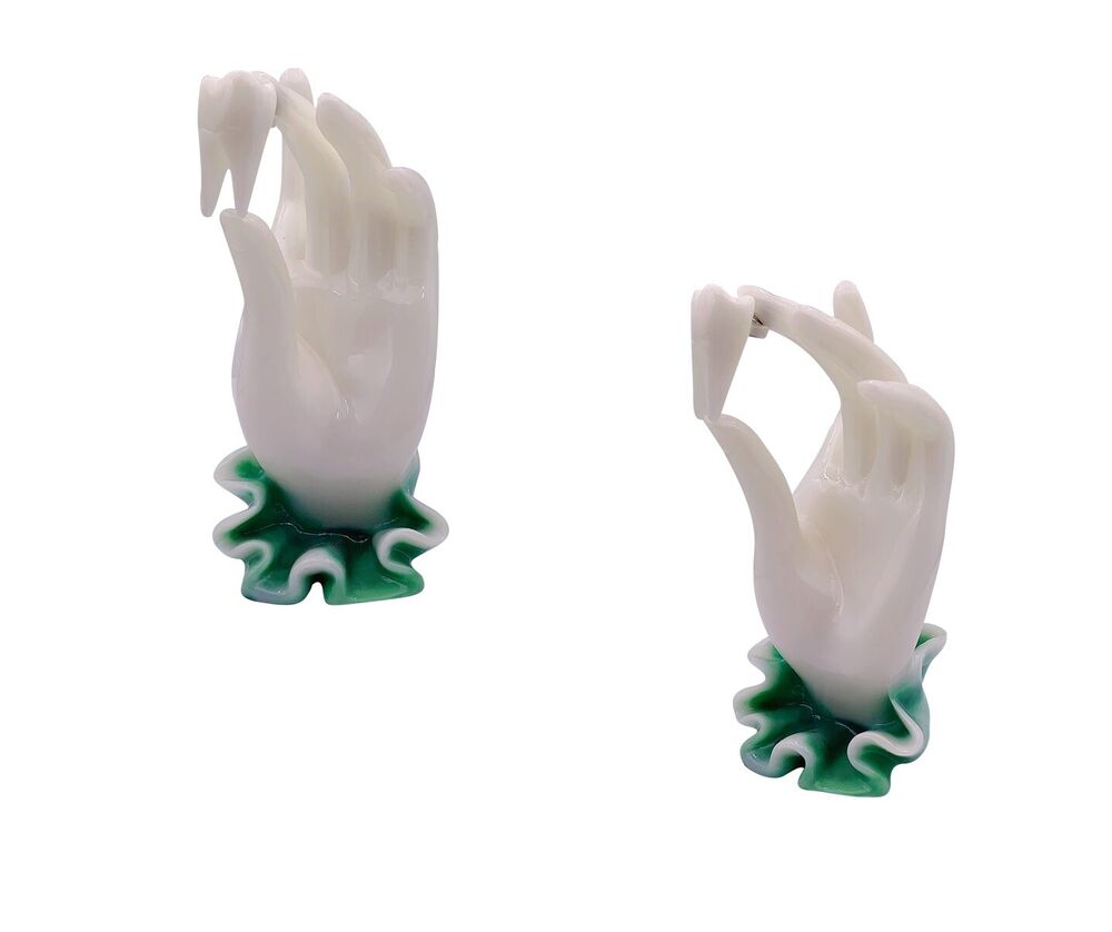Sculptures Hand Tooth Dental Figurines Dentistry Gifts Decoration Resin 7.5x17cm