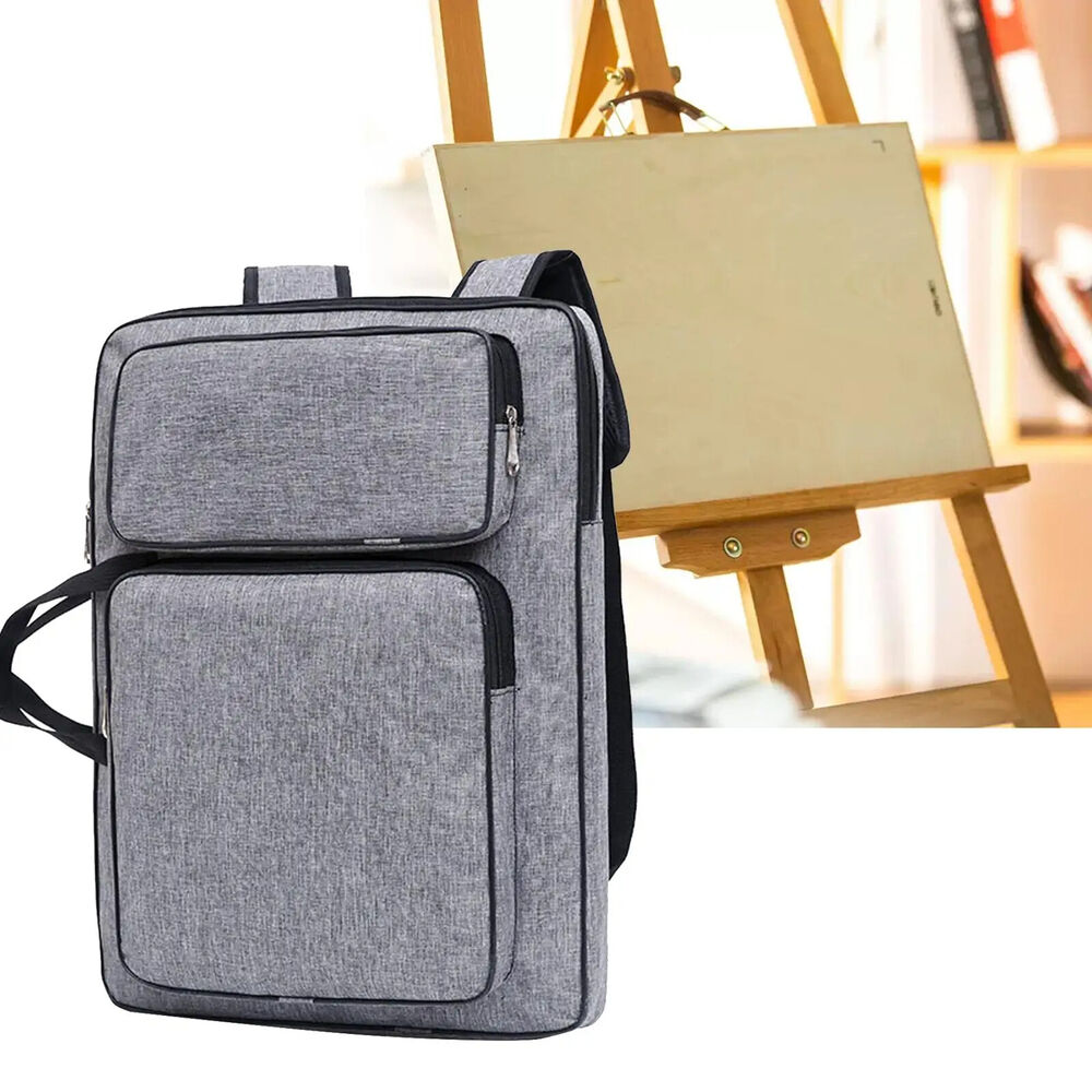 Backpack Multifunctional Artist Portfolio Carry Drawing Board Tool Shoulder Bag