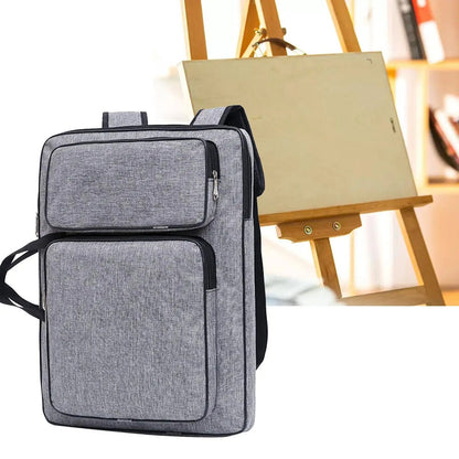 Backpack Multifunctional Artist Portfolio Carry Drawing Board Tool Shoulder Bag