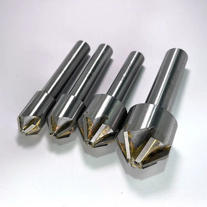 Brazing Carbide Countersink Drill With Blade 90 Degree Chamfering Milling Tool
