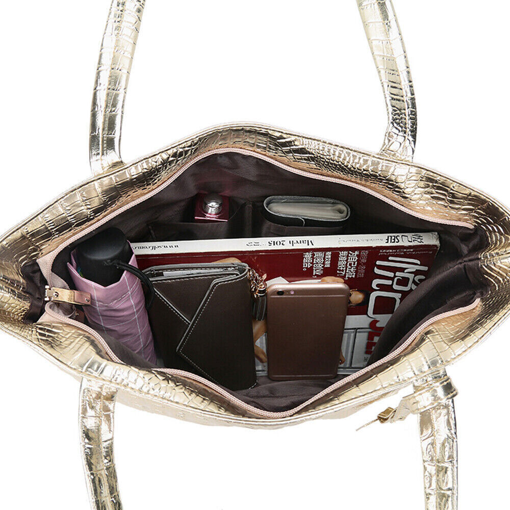 Women Handbag Pattern PU Leather Shoulder Bag Ladies Zipper Handbags Female