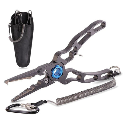 Multifunctional Fishing Pliers Hook Remover Fishing Tool Aluminum Lip Gripper