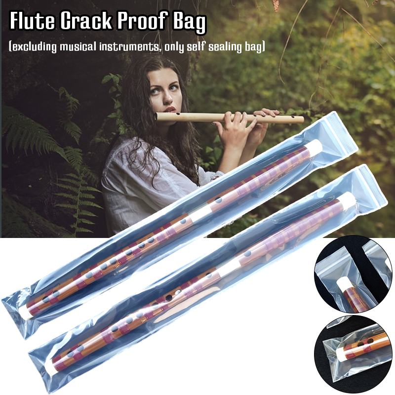 Bamboo Flute Protection Bag Xiao Instrument Self-Sealing Bag to Prevent Cracking