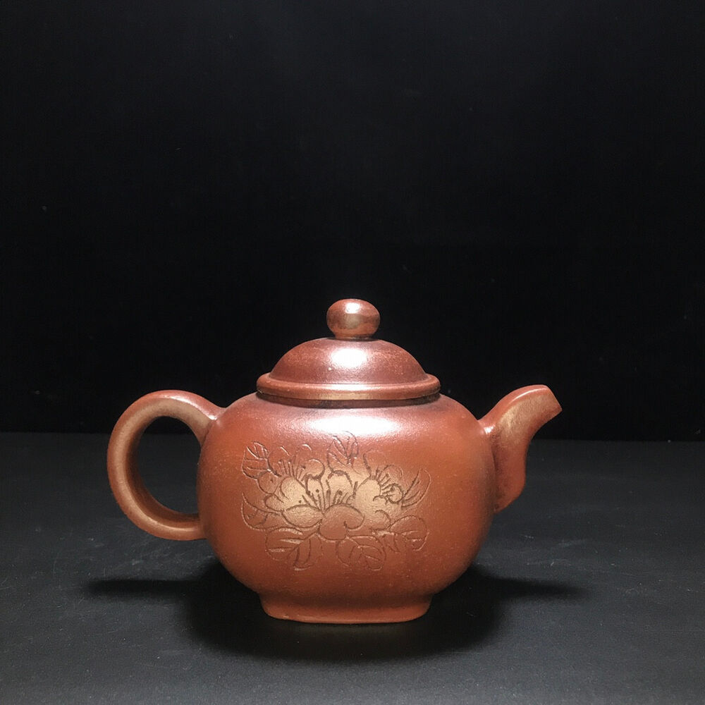 Chinese Yixing Zisha Clay Handmade Exquisite Teapot （无垢壶 底款：时大彬）