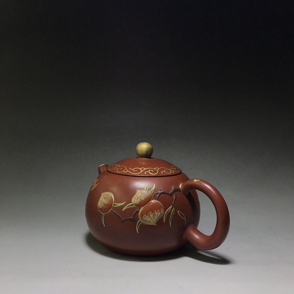 vintage chinese yixing purple clay teapot zisha ceremony teaware collection rare