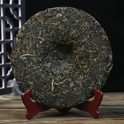 Yiwu Early Spring Golden Phoenix Tea Flower Fragrance Pu'er Tea Cake Tea 357g
