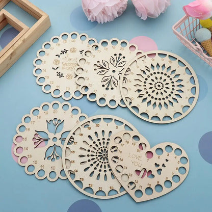 Embroidery Floss Organizers Wood Cross Stitch Needle Thread Storage Holder Tools