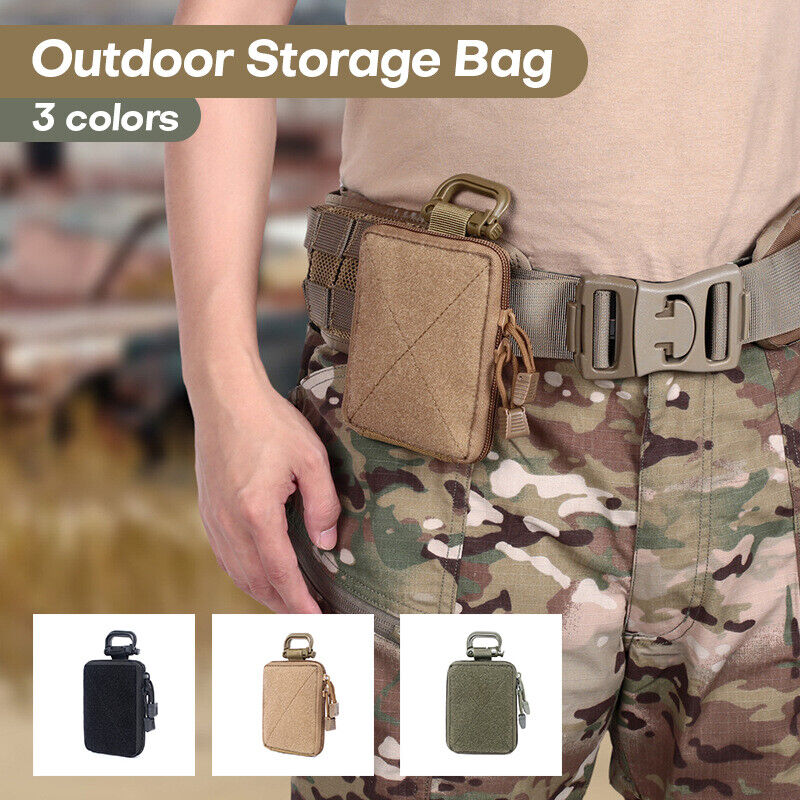 Outdoor Tactical Medical Storage Bag Molle Camo Accessory Pack Small Waist Pack