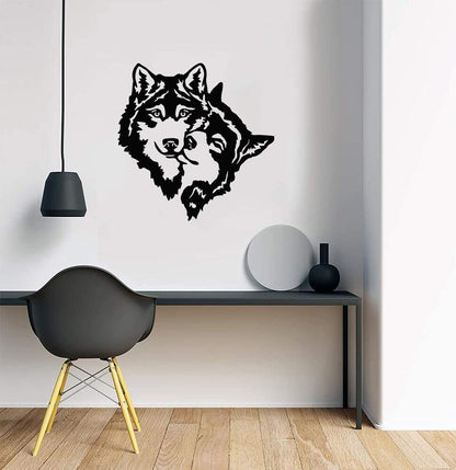 Metal Wall Art - Wolves -Wall Silhouette Metal Wall Decor Home Office Decoration