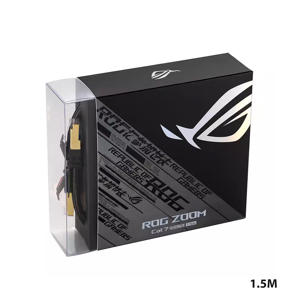 600MHz ASUS ROG Cat7 10GB Transfer Rates Ethernet LAN Network Cable 1.5/3m
