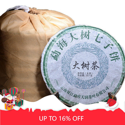 Da Shu Tea 357g/12.59oz Premium Puerh Tea Puerh Tea Cake Healthy Drink