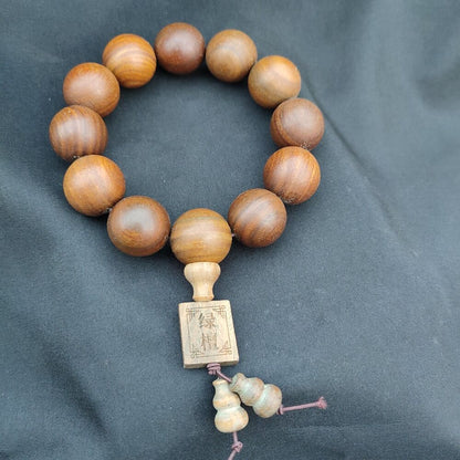 Green Sandalwood Buddhist Prayer Matching Mens Beaded Bracelets gift jewelry