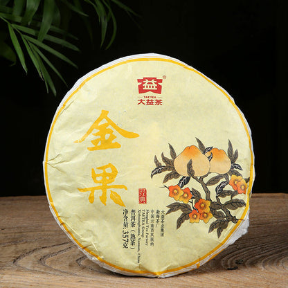 TAETEA JIN GUO Puerh * 2016 Yr Menghai Dayi Tea Shu Puer Ripe Pu'er Tea 357g