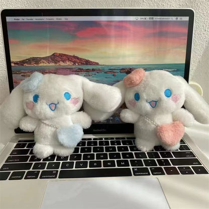 Sanrio Plush Cinnamoroll Pendant Plush Toy Bag Pendant Keychain